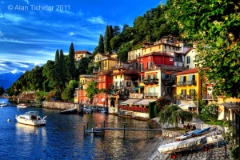 Varenna on Lake Como   (Varenna, Italy) : lake como, varenna, italy, village, landscape, ticheler