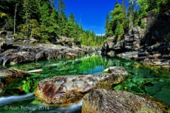 McDonald Creek #1   (Glacier National Park, Montana) : creek, autumn, glacier national park, montana, landscape, ticheler