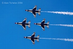 USAF Thunderbirds #2 (Cold Lake, Alberta) . . . © 2004 Alan Ticheler. All rights reserved.