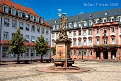 Residential Courtyard (Heidelberg, Germany) . . . © 2009 Alan Ticheler. All rights reserved.