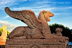 Chimera Statue Guarding the Brunswick Monument (Geneva, Switzerland) . . . © 2016 Alan Ticheler. All rights reserved.
